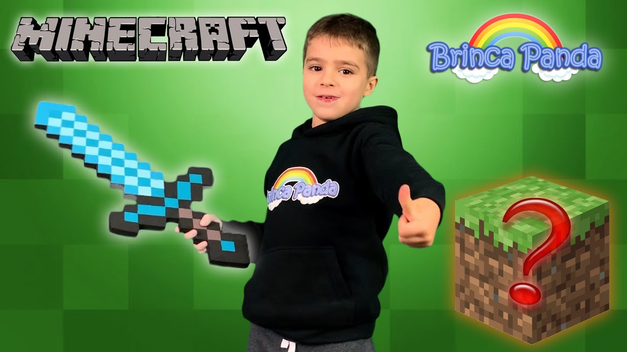Brinquedos Minecraft na vida real 🌈Brincapanda