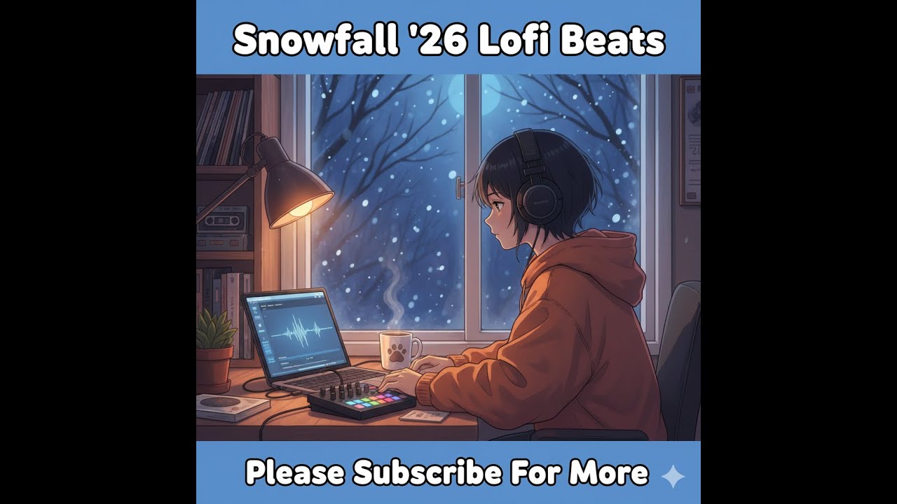 Snowfall ’26 Lofi Chillhop ☃️ Cozy Study Beats for Winter Focus