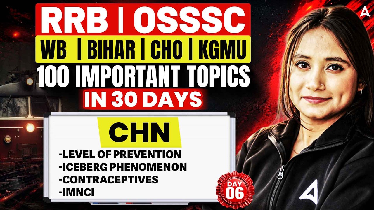 RRB Nursing Superintendent 2026 | RRB Nursing Superintendent/OSSSC/WB/Bihar Class #4 | By Pari Ma'am
