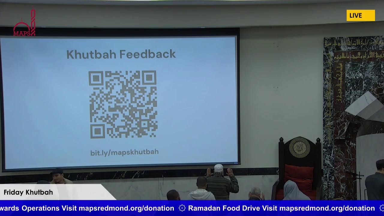 Jumaa at MAPS Redmond | Sh. Adam Jamal: What is Taqwa?