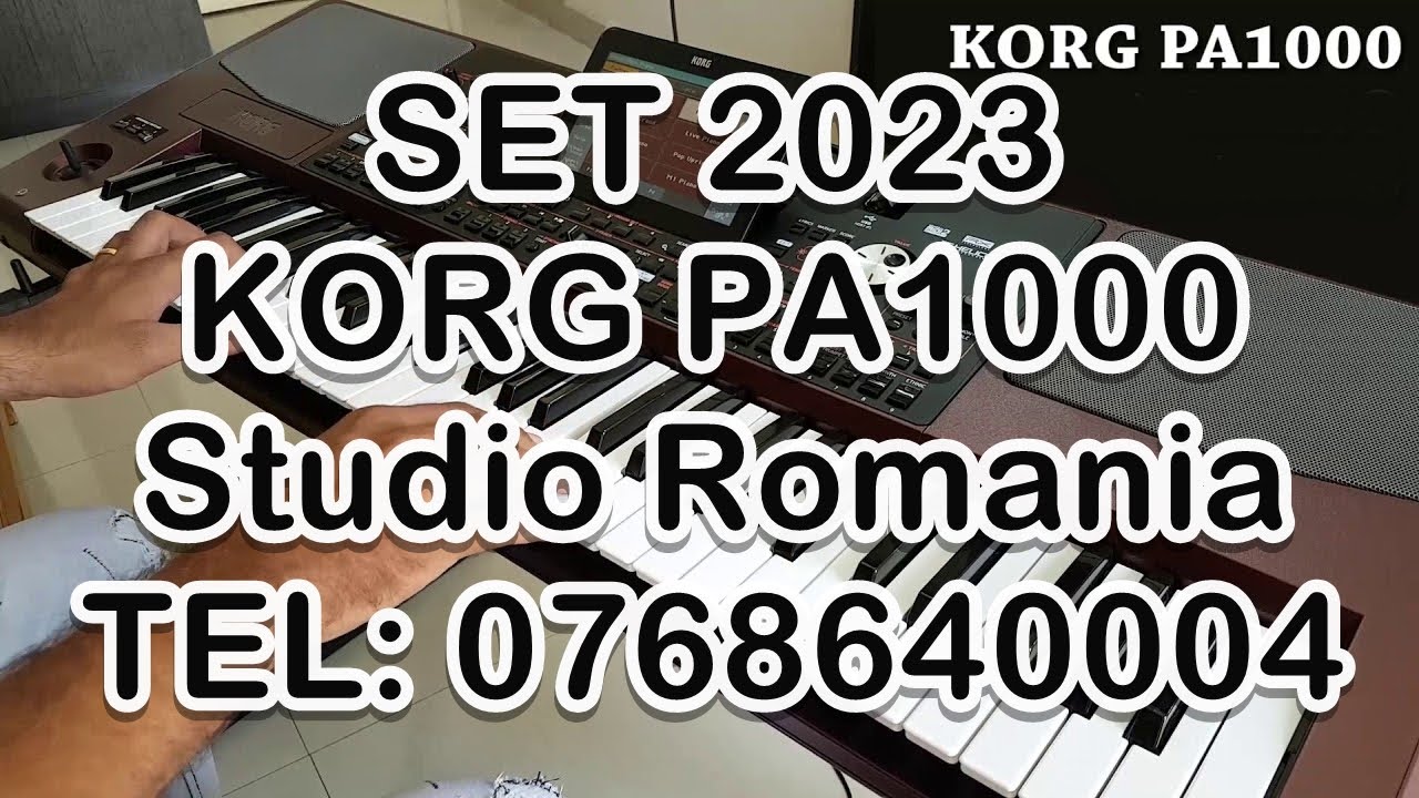SET Korg Pa1000 - Studio Romania 2023
