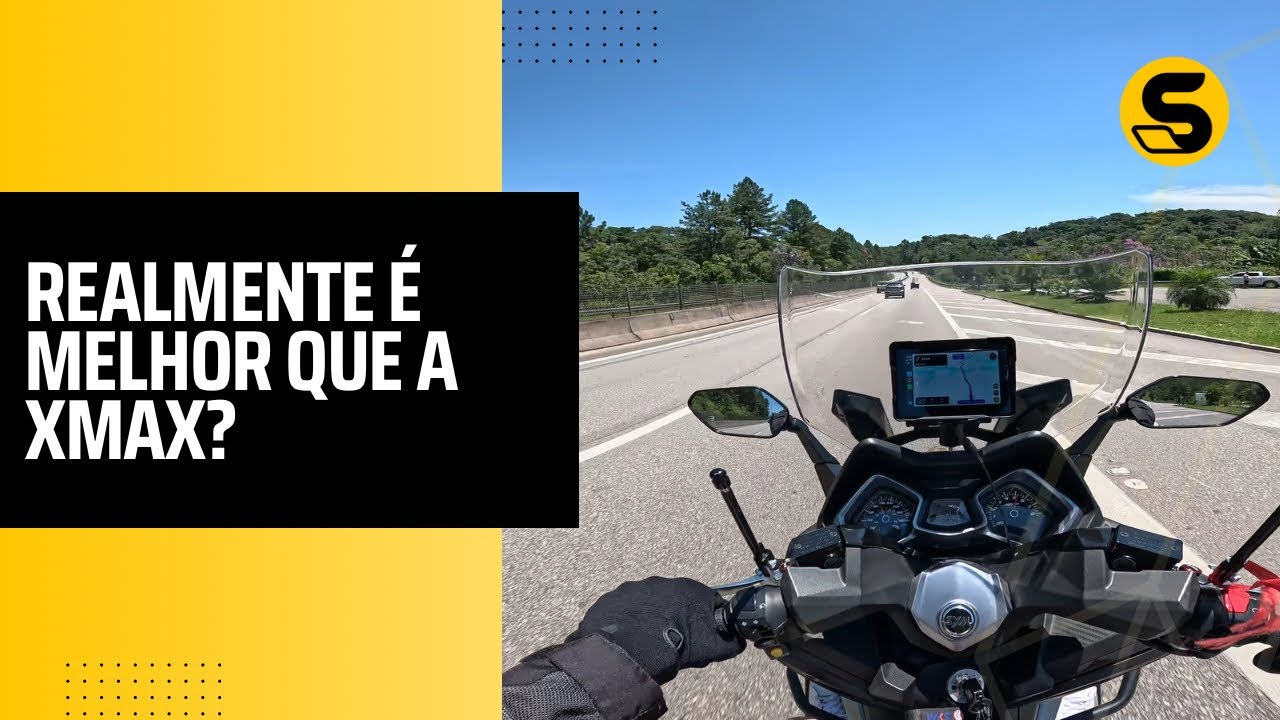 Testei a Cruisym 300 na estrada