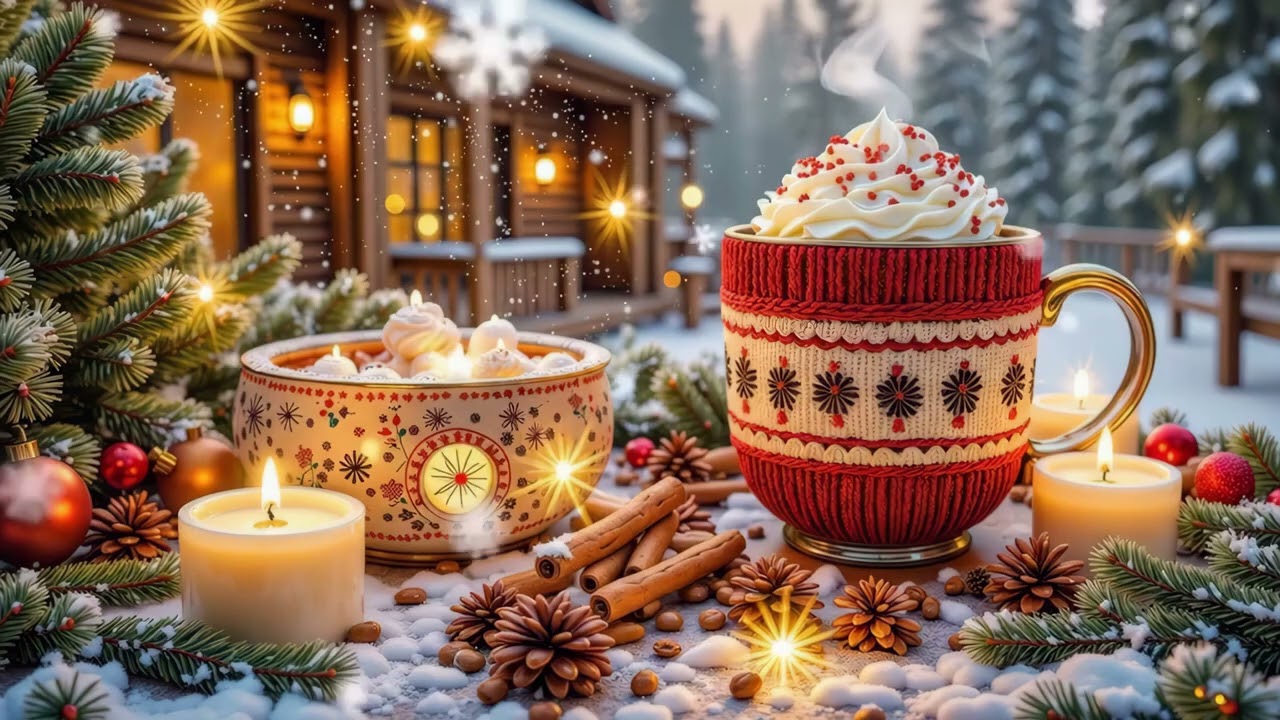 Cozy Winter Jazz Ambience ☕ Relaxing Bossa Nova Jazz & Coffee Jazz Music