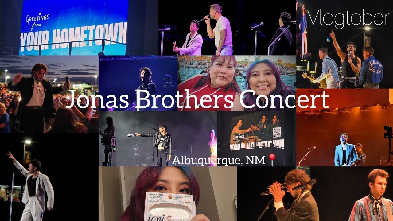 Vlogtober Day 1: Jonas Brothers Concert 2025 vlog 🖤🤭