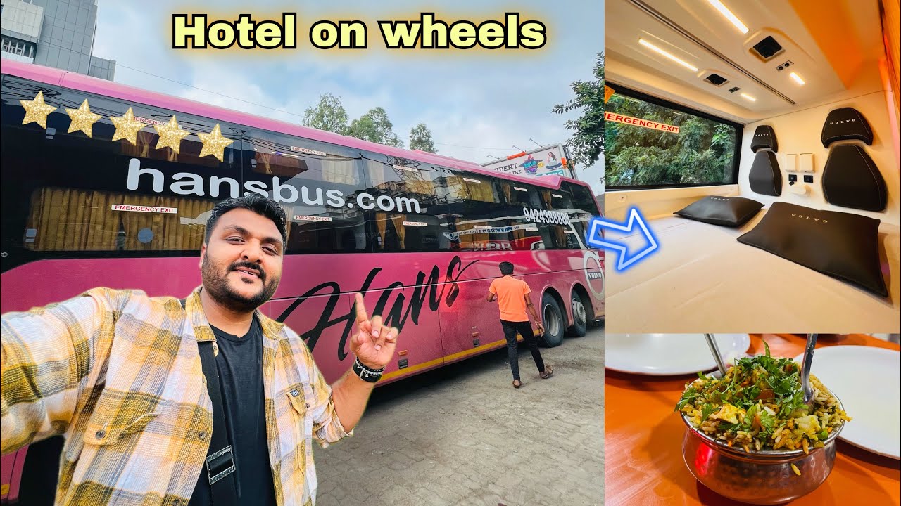 1 CRORE ki Luxurious Bus mein Journey || Hotel wala comfort ab bus mein || Best Dhaba food