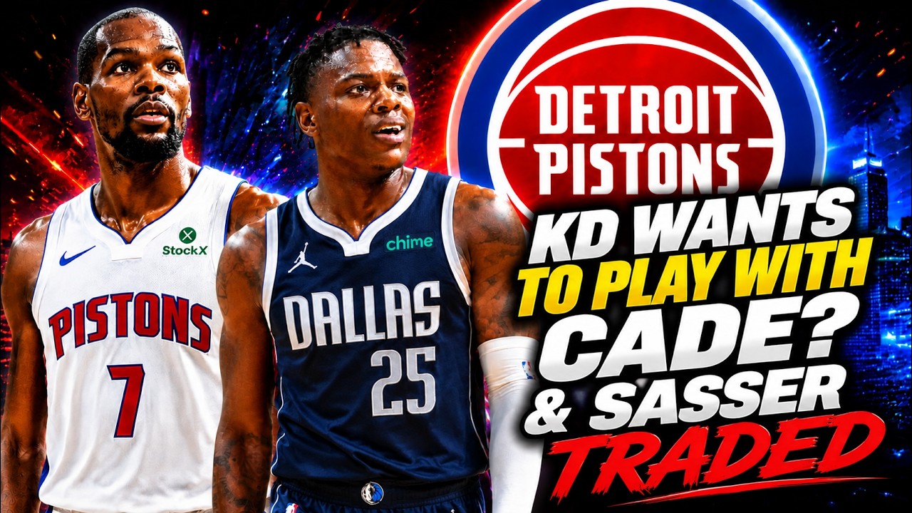 Kevin Durant Wants to Play With Cade?! Marcus Sasser Traded + Pistons Summer League Roster Updates