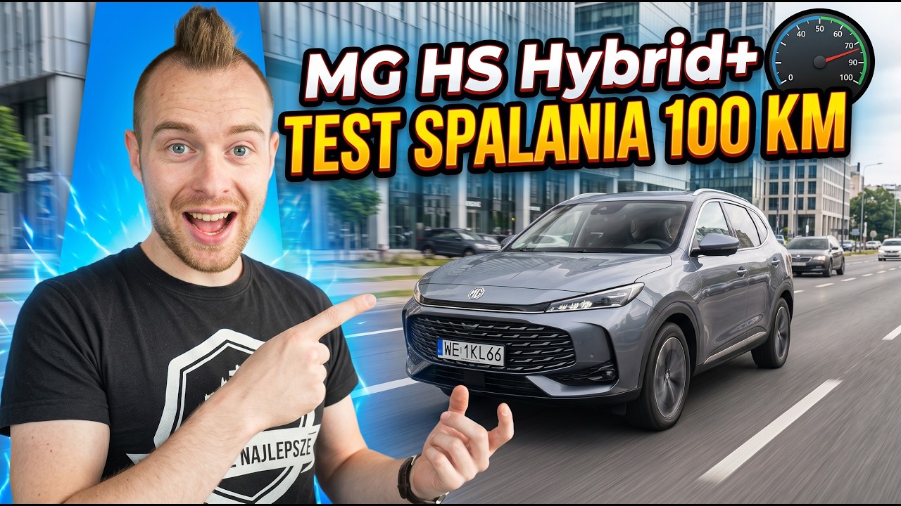 100 kilometr&oacute;w w mieście MG HS Hybrid +. Ile spala hybryda? ⛽️
