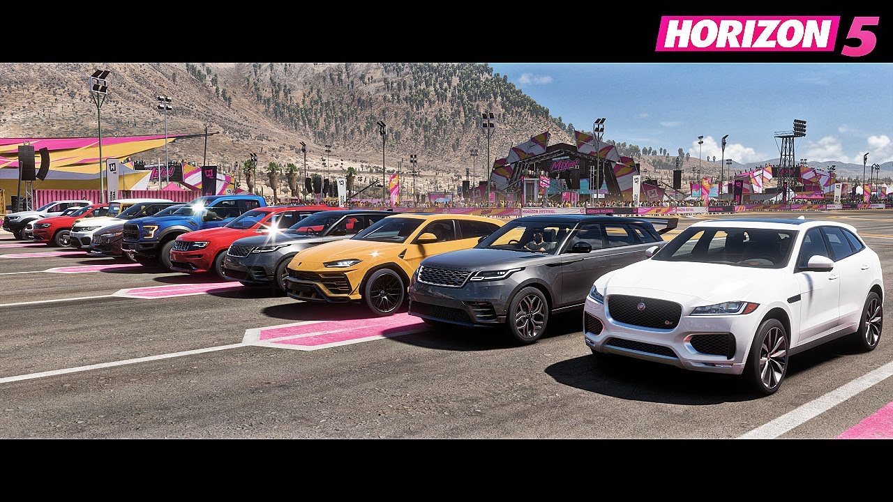Forza Horizon 5 - Top 26 Fastest Suv & Pickup Cars Drag Race (Tuning)