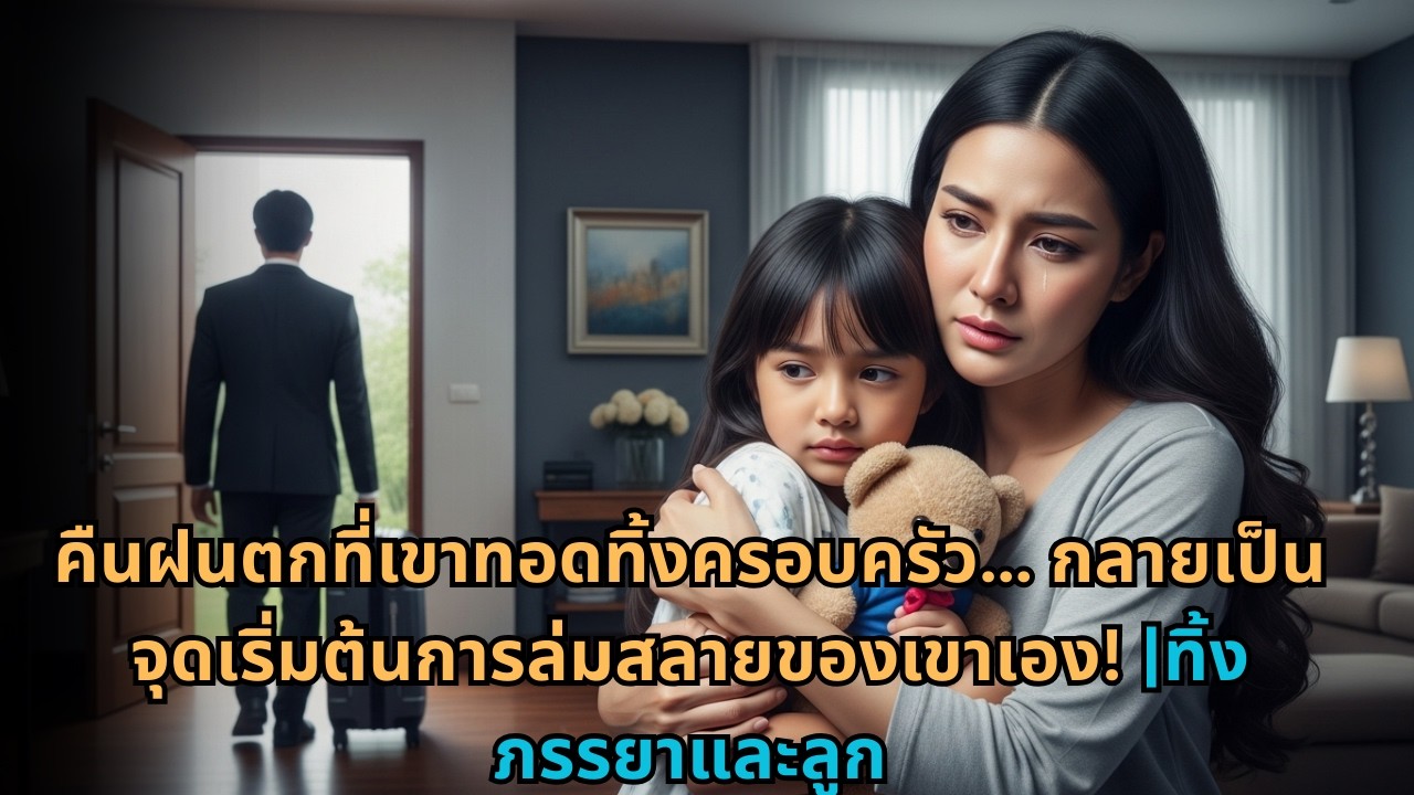 คืนฝนตกที่เขาทอดทิ้งครอบครัว… กลายเป็นจุดเริ่มต้นการล่มสลายของเขาเอง! |ทิ้งภรรยาและลูก