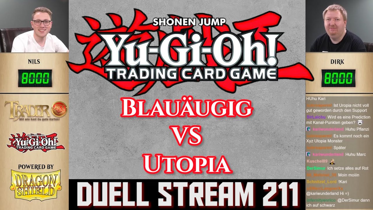YuGiOh Blauäugig VS Utopia | YGO deutsch | Yu-Gi-Oh! TCG Deck Duel 2021 | blue eyes match neu