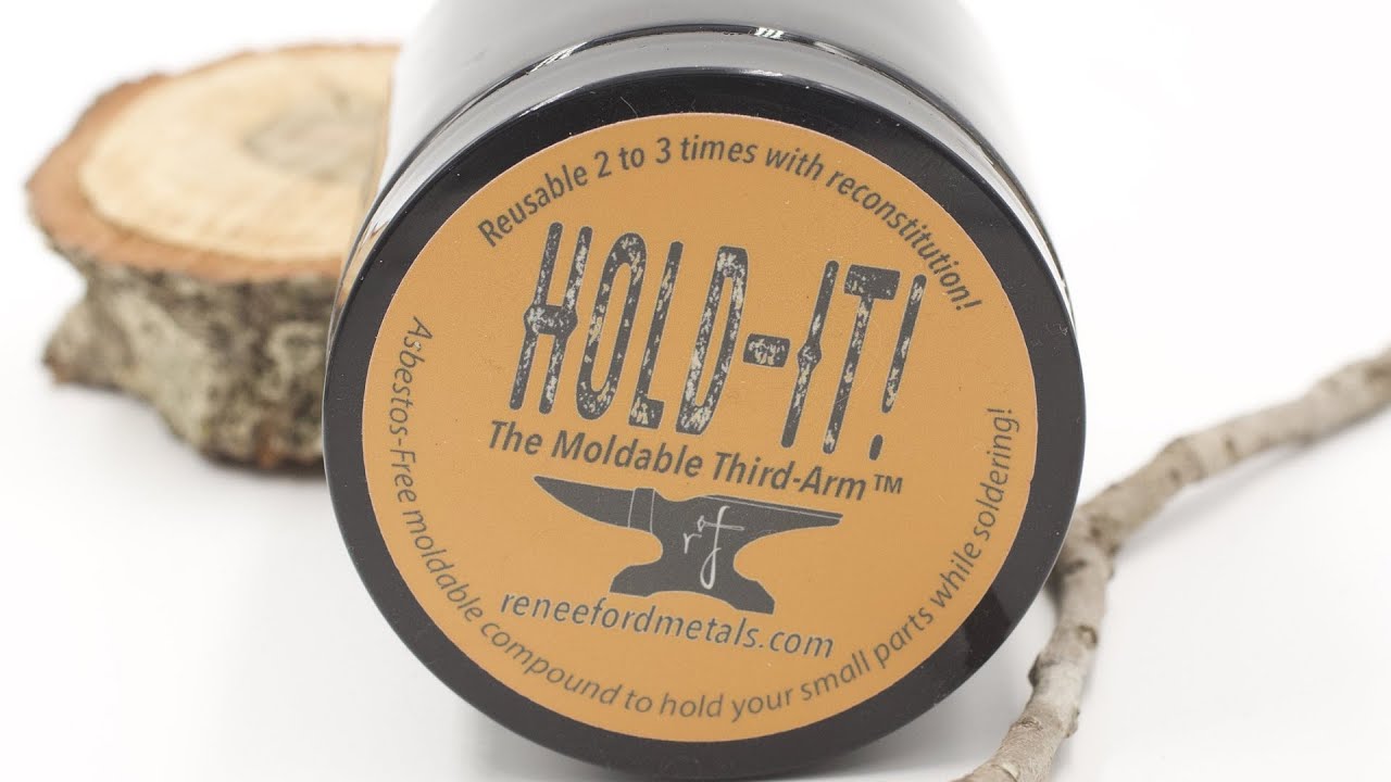 Hold IT! Soldering Clay by Renee Ford Metals
