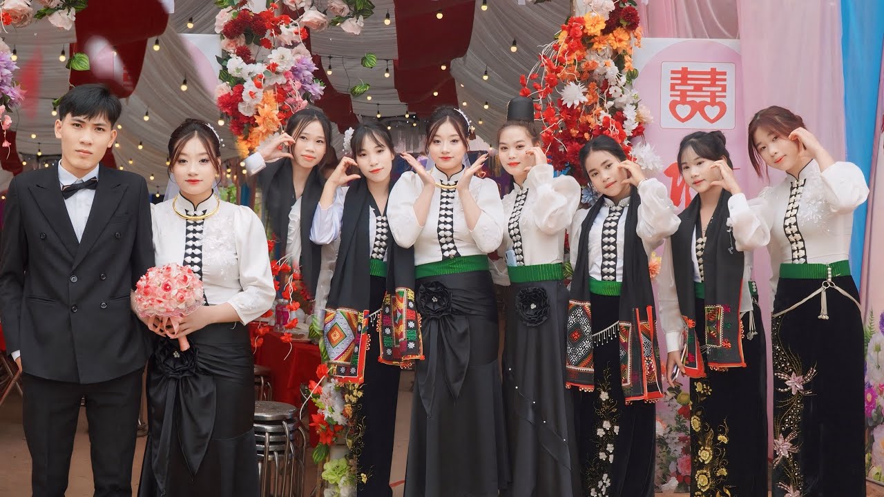 TOÀN CẢNH LỄ THÀNH HÔN VĂN ĐÚN & KIỀU OANH BẢN BUNG ÉN XÃ QUỲNH NHAI TỈNH SƠN LA