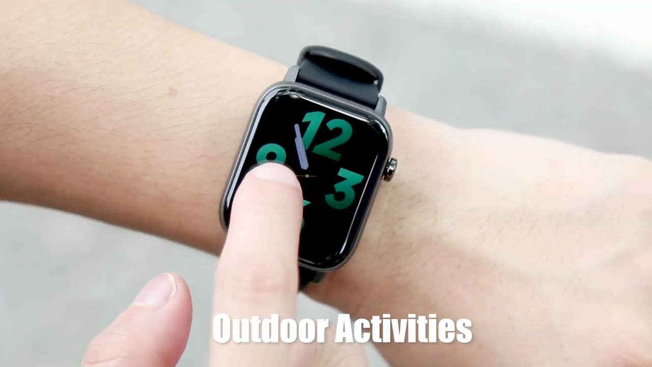 EIGIIS QS08 smart watch real shot display, let this smart watch becomes your most intimate friend!