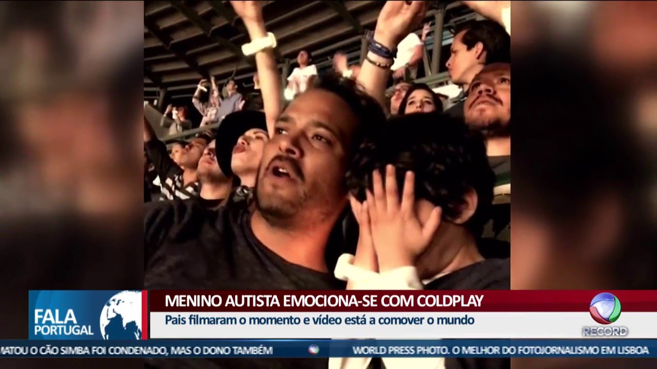 Fala Portugal - Menino autista emociona-se com Coldplay