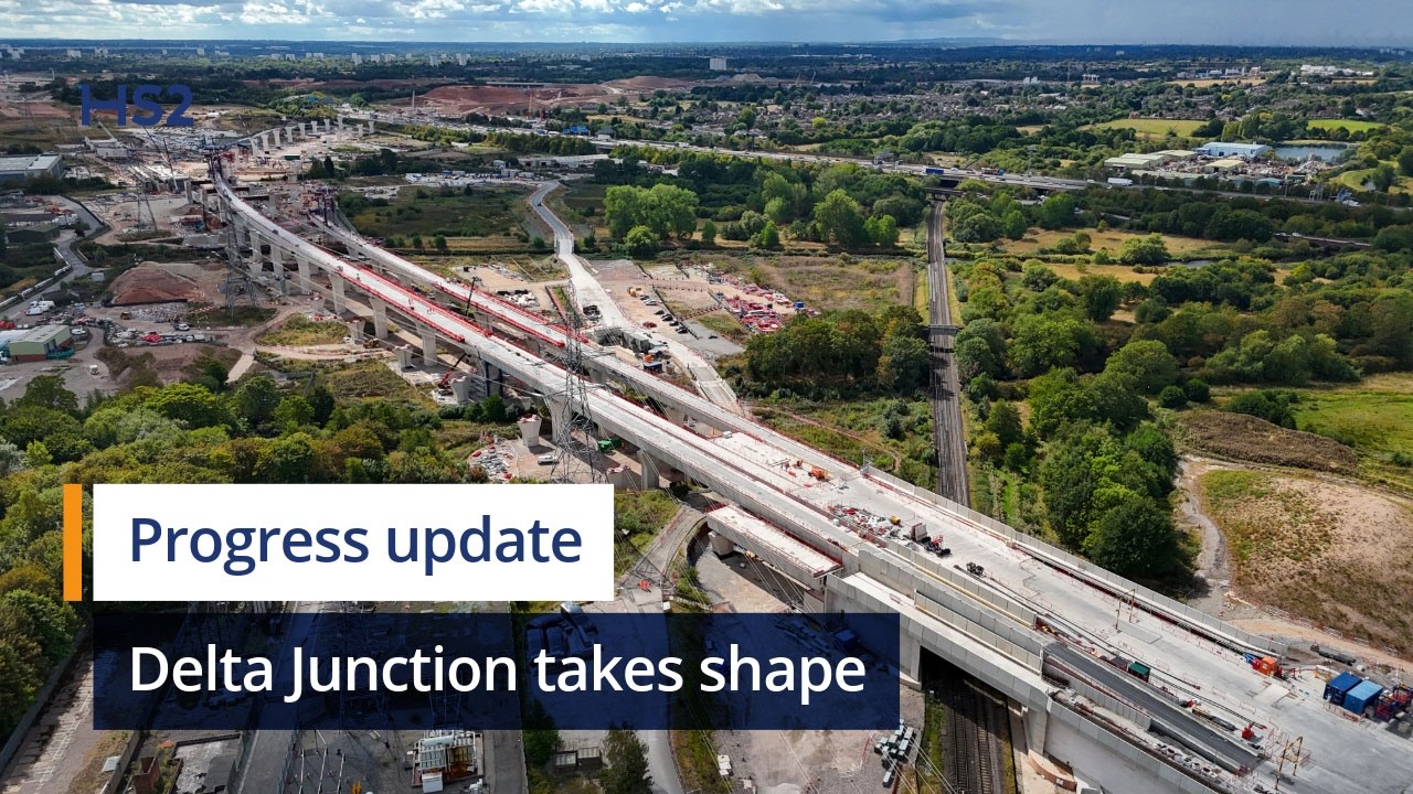 HS2's Delta Junction explained: 🚆 In-depth look at one of the most complex parts of HS2 🏗️