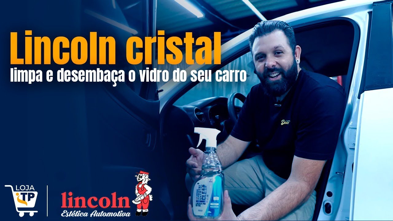 Lincoln Crystal Clear - Limpa e EVITA EMBAÇAR O VIDRO do seu carro