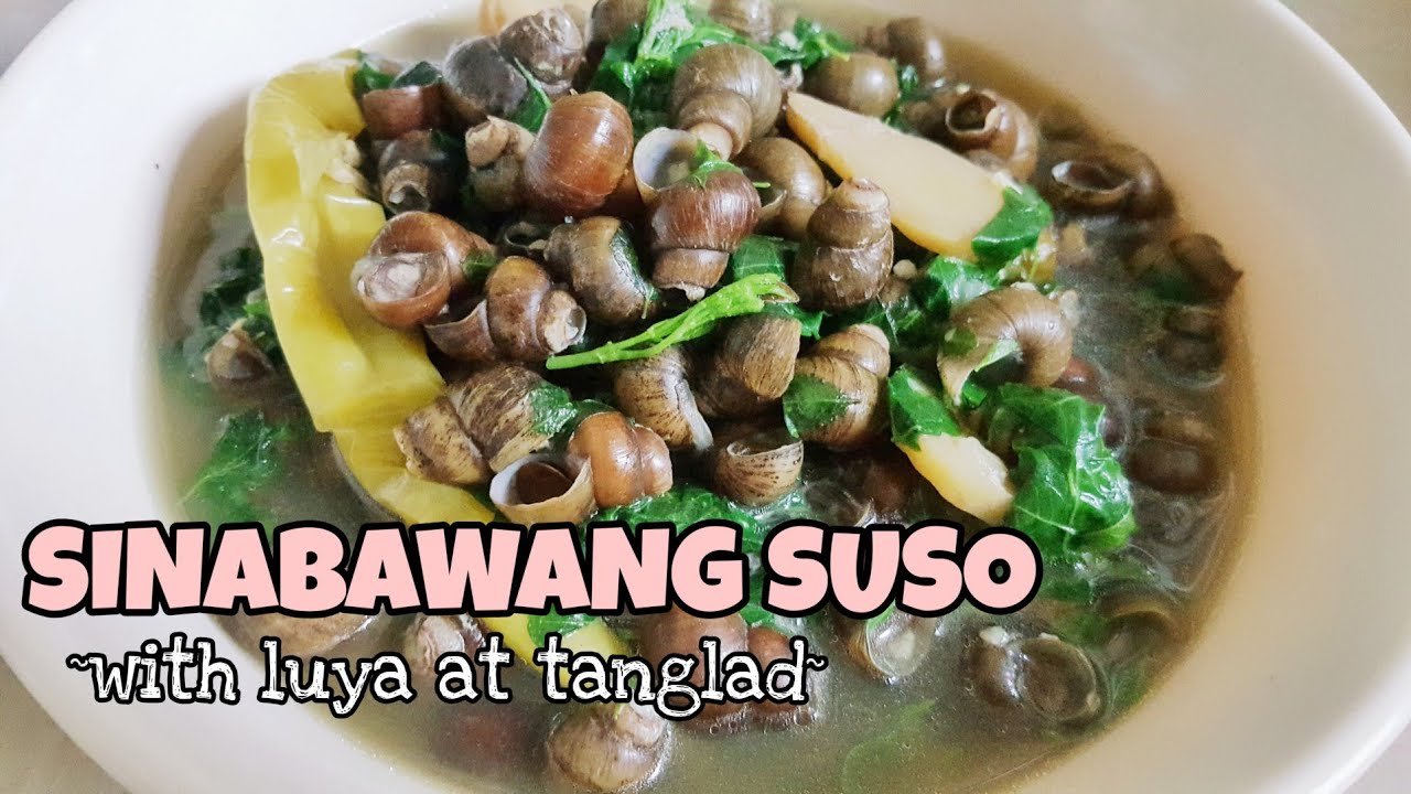 SINABAWANG SUSO NA MAY LUYA AT TANGLAD || ANONG PWEDENG LUTUIN SA SUSONG PAPA || Kapampangan Recipes