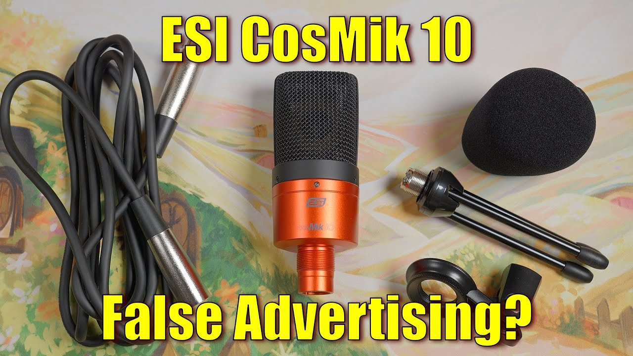 ESI CosMik 10 — бюджетный микрофон, ложные характеристики