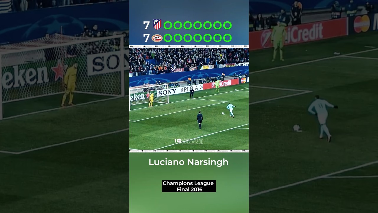 Atletico Madrid vs PSV / Penalty Shootout / Champions League 2016