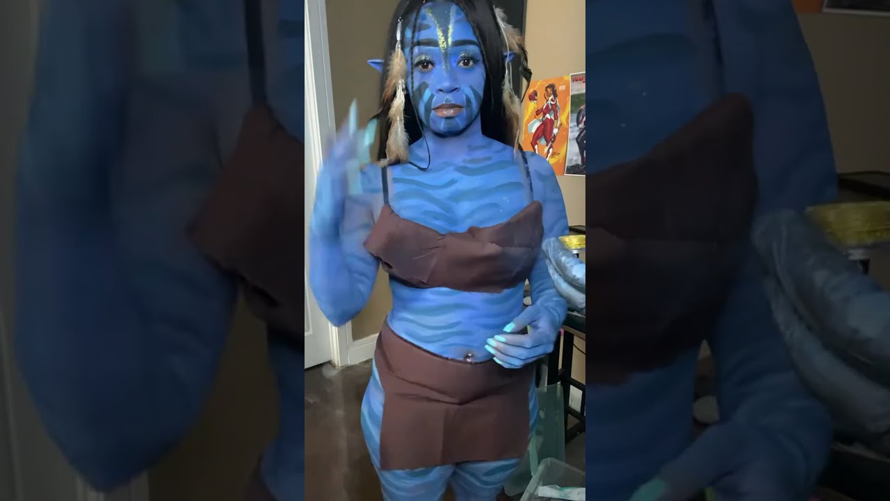 Avatar No Airbender #cosplay #makeuptransformation #makeuptutorial cospaint