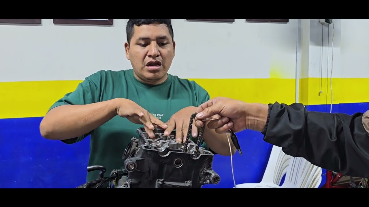 Armado del cilindro y culata Yamaha R3