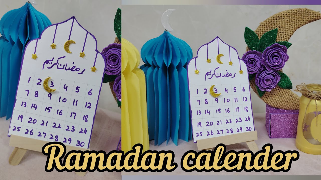 DIY Ramadan Calender | Ramadan decoration ideas at home