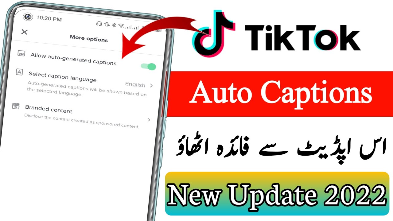 TikTok Auto Generate Captions || TikTok Video Per Captions Kaise Add Kare || TikTok New Update 2022