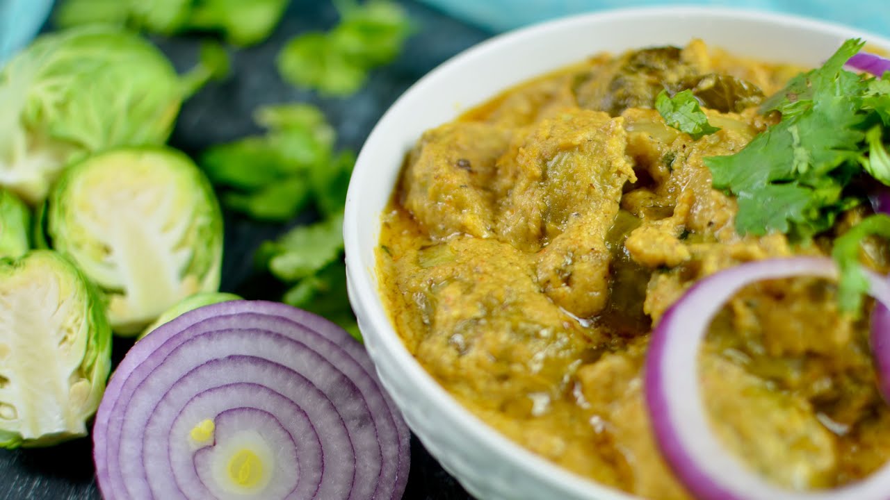 Brussel Sprouts Gravy Curry