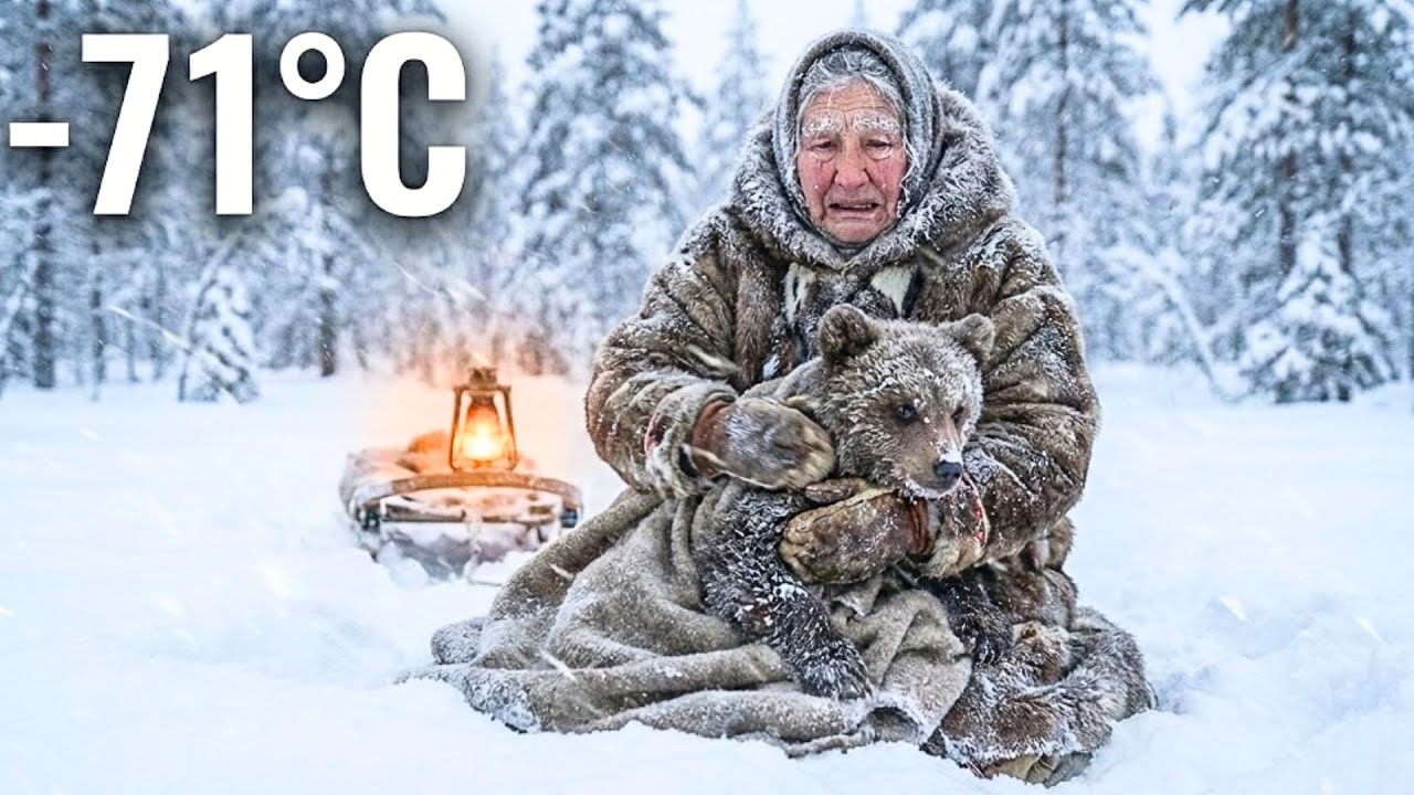Frozen in the Snow: 88-Year-Old Widow Warms a Wild Bear Cub at –71°C