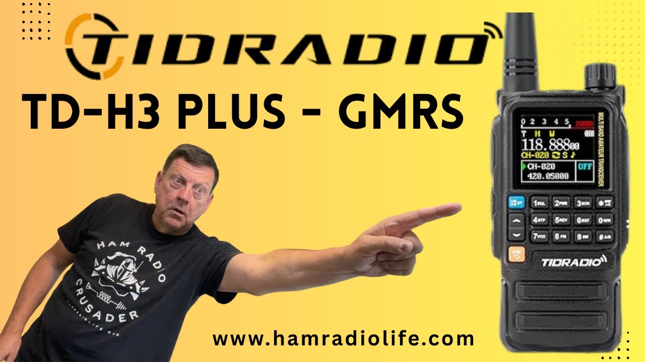 TIDRADIO TD H3 Plus GMRS Radio - Review Video 1