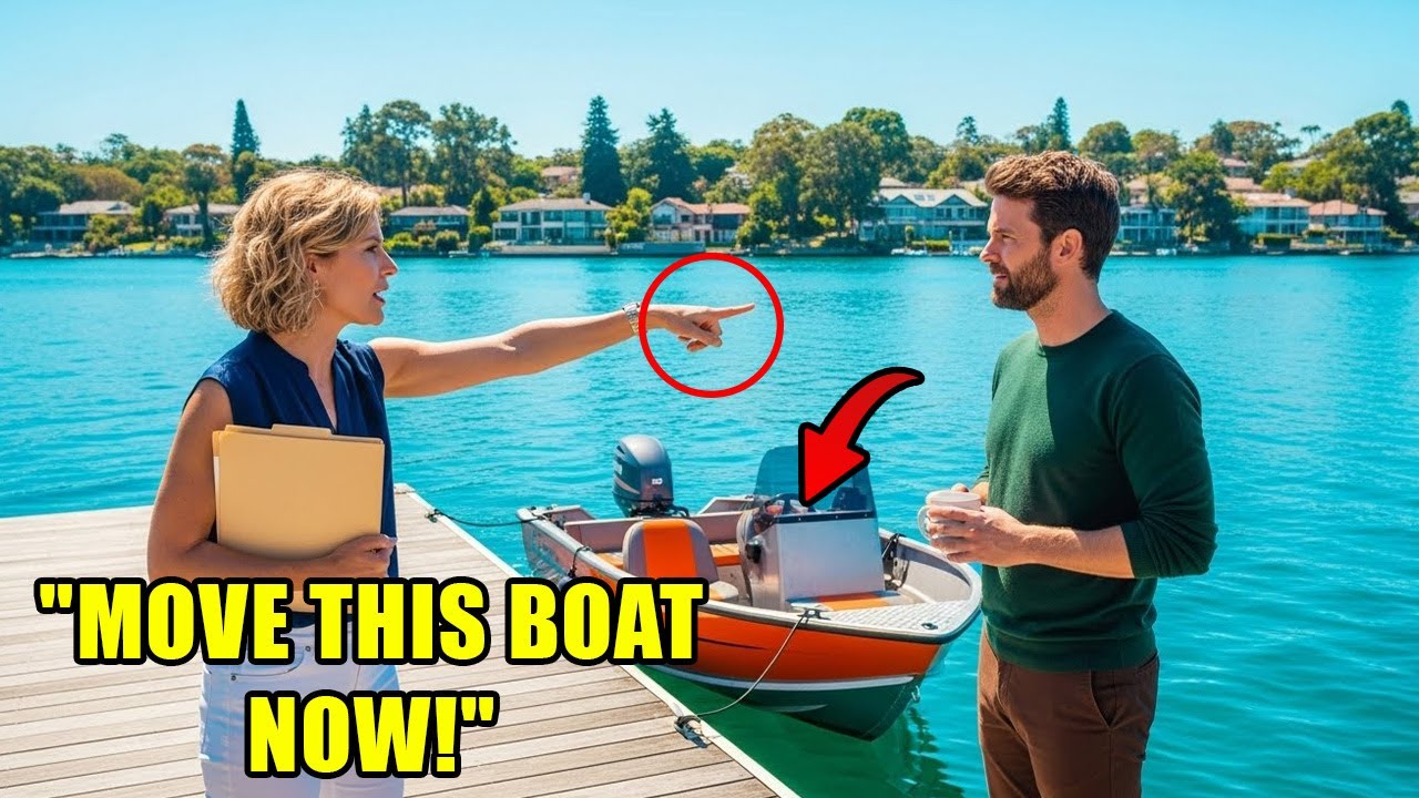 They Demanded I Move My Boat — She Had No Idea, I Own the Entire Lake