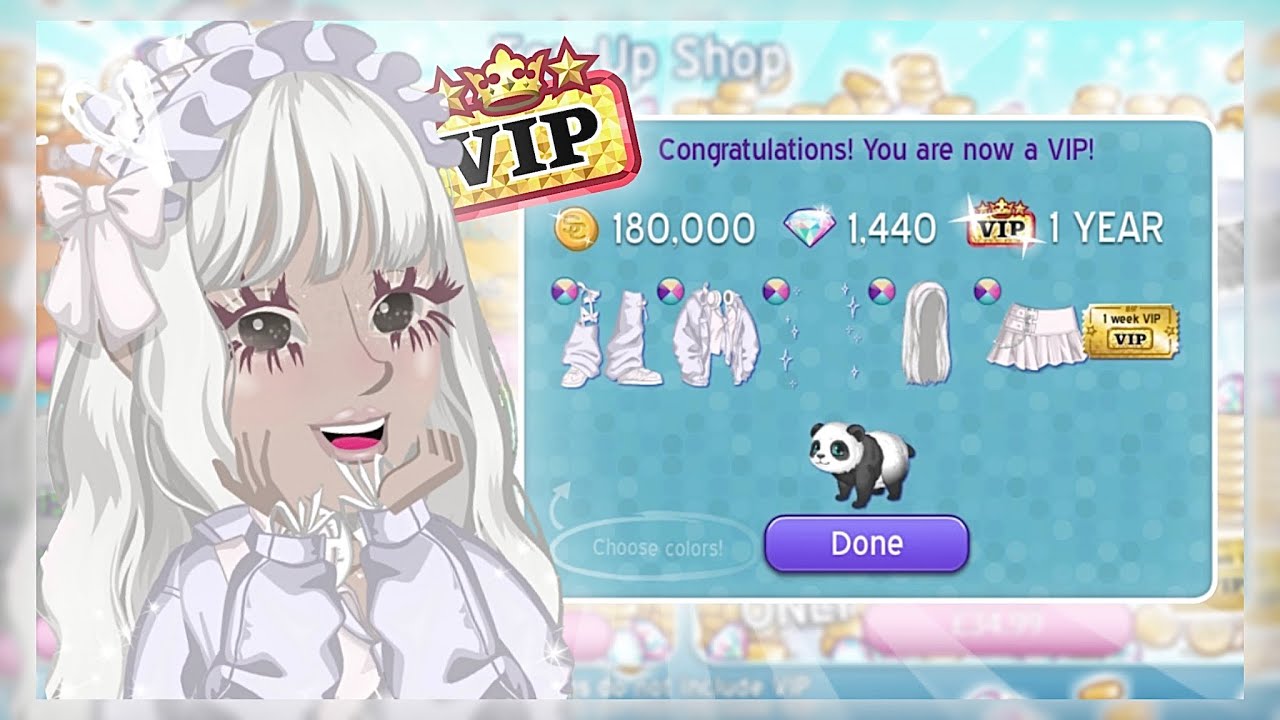 BUYING 1 YEAR VIP + CLAIMING A DIAMOND PACK (After School Set) | MovieStarPlanet