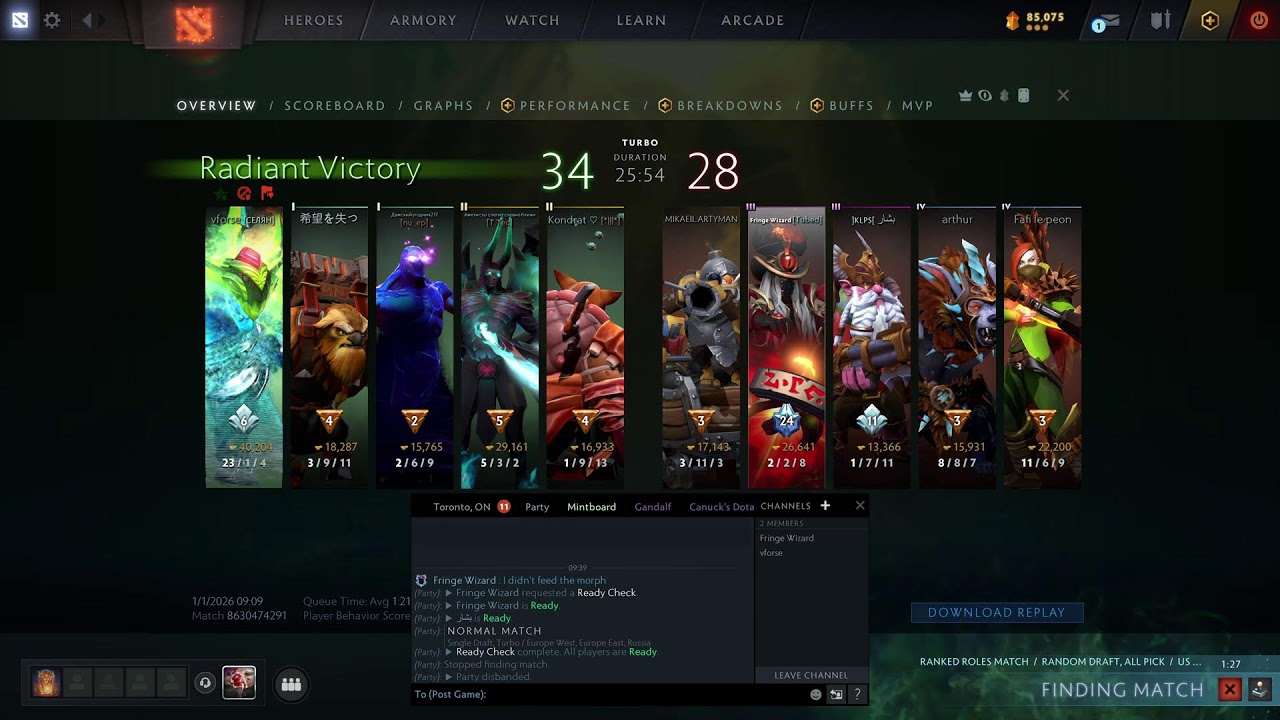 Dota 2 New Years Tide Hunter Support Grimstroke Carry
