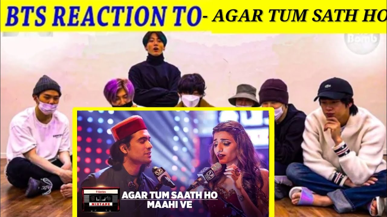 BTS REACTION TO BOLLYWOOD SONGS | JUBIN NAUTIYAL LIVE PERFORMANCE | AGAR TUM SAATH HO × MAAHI VE