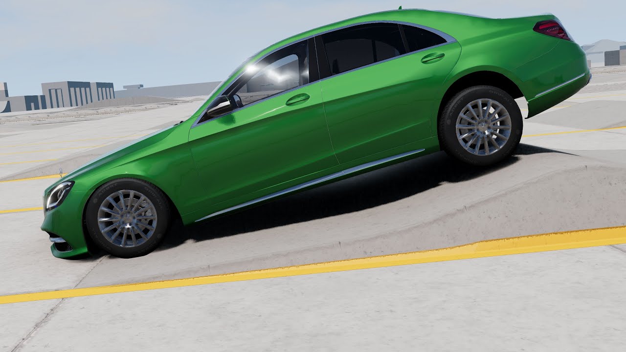 BeamNG Drive - Mercedes S-Class S 350 d Suspension Testing