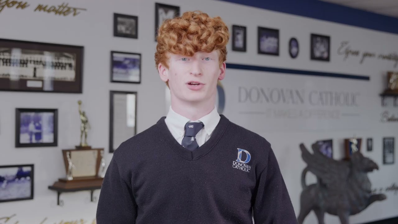 Thank You coming to Donovan Catholic's Open House