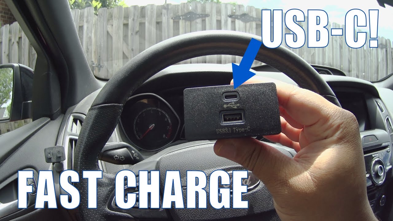 How To Install USB-C Fast Charging in your 2016+ Ford Focus ST [Sync 3.4]