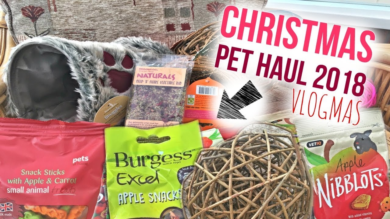 Christmas Pet Haul 2018: VetUK & Pets at Home | VLOGMAS WEEK 2 | RosieBunneh