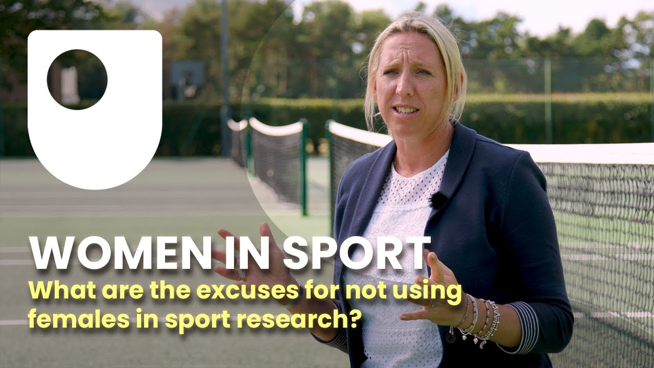 What are the excuses for not using females in sport research?
