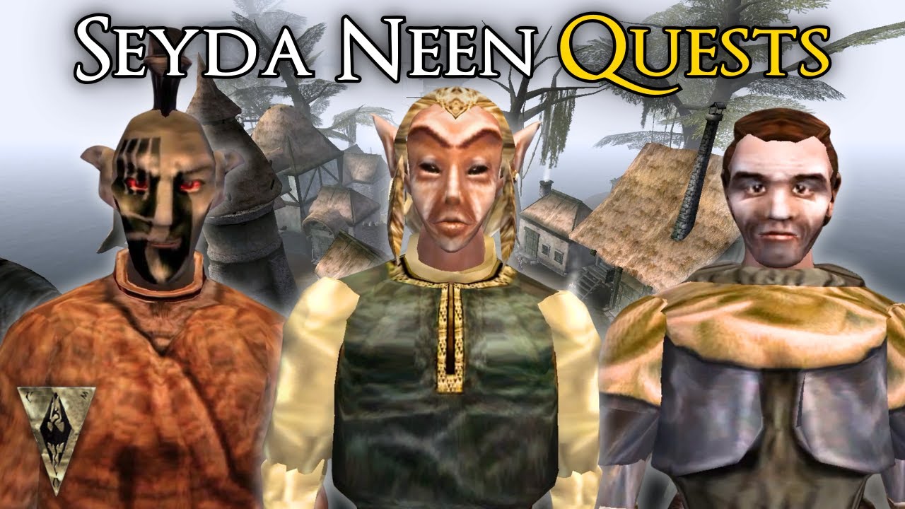 All Side Quests in Seyda Neen - Morrowind | EXPLAINED