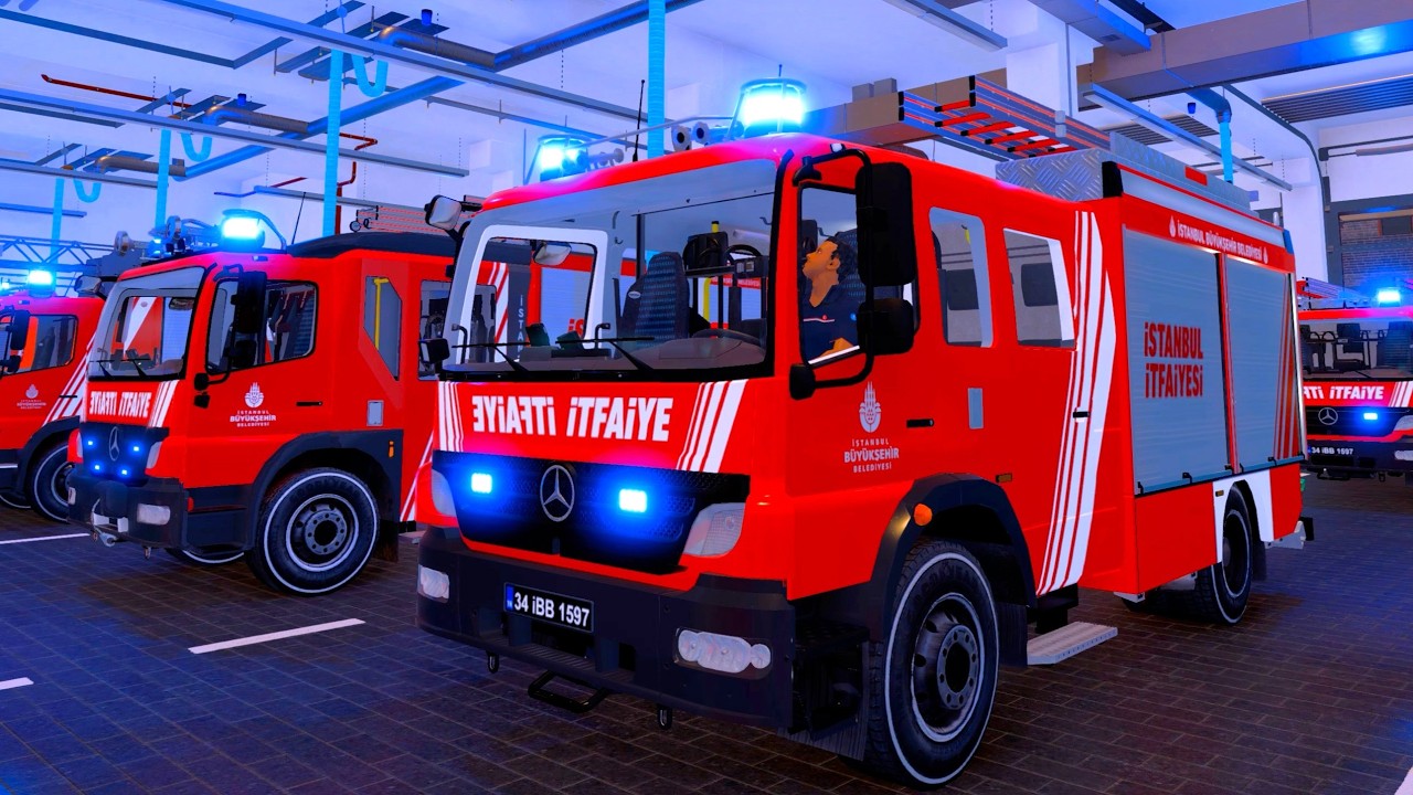 Emergency Call 112 - Turkish Firefighters in Action! 4K