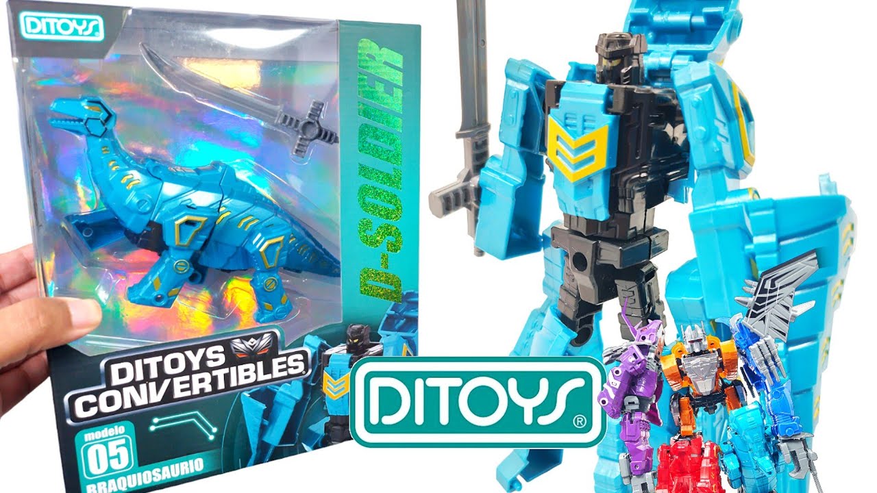 DITOYS CONVERTIBLES D-SOLDIER 05 BRAQUIOSAURIO TERMINAMOS EL COMBINER PASO 5! TRANSFORMERS | Victron