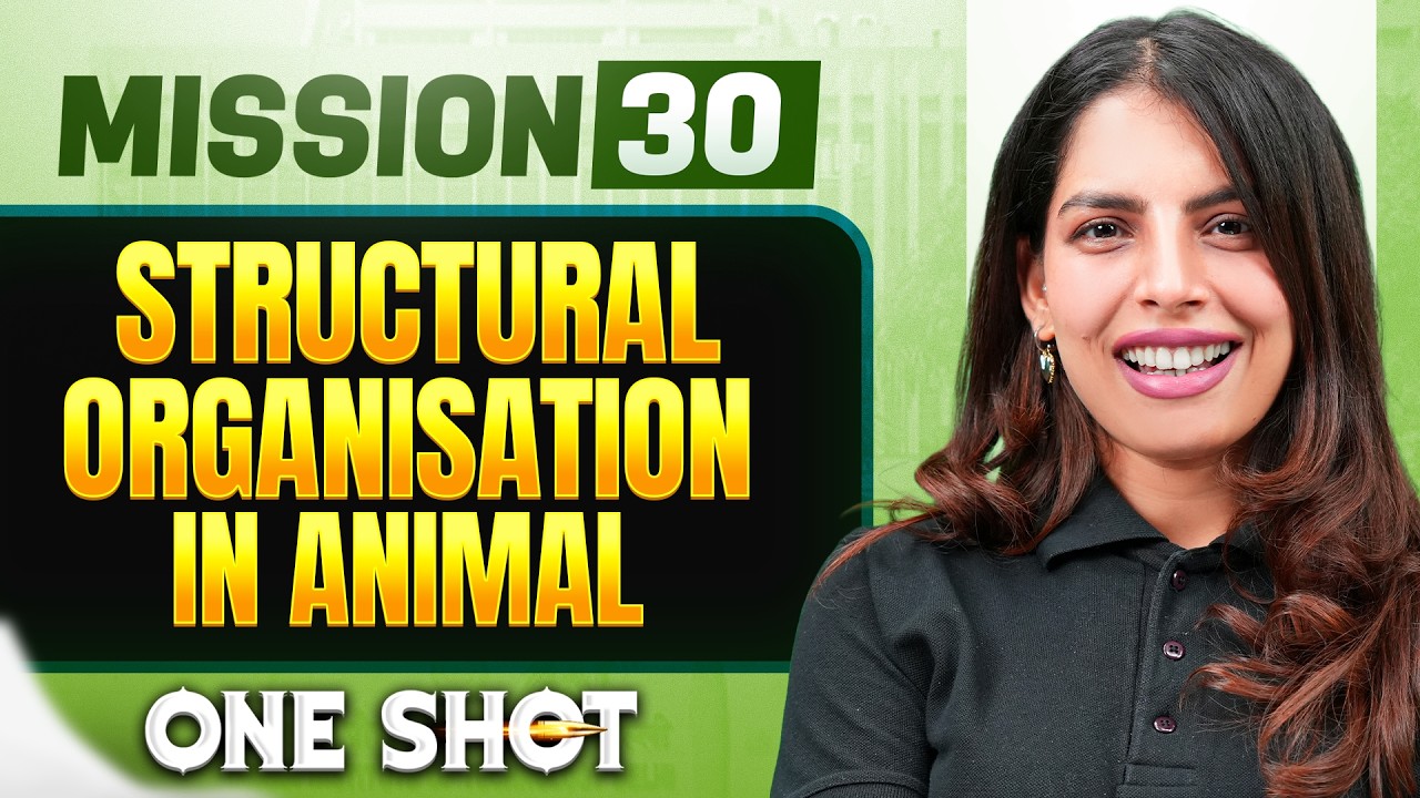 STRUCTURAL ORGANISATION IN ANIMAL in ONE SHOT || All Concepts, Tricks & PYQs || NEET 2026