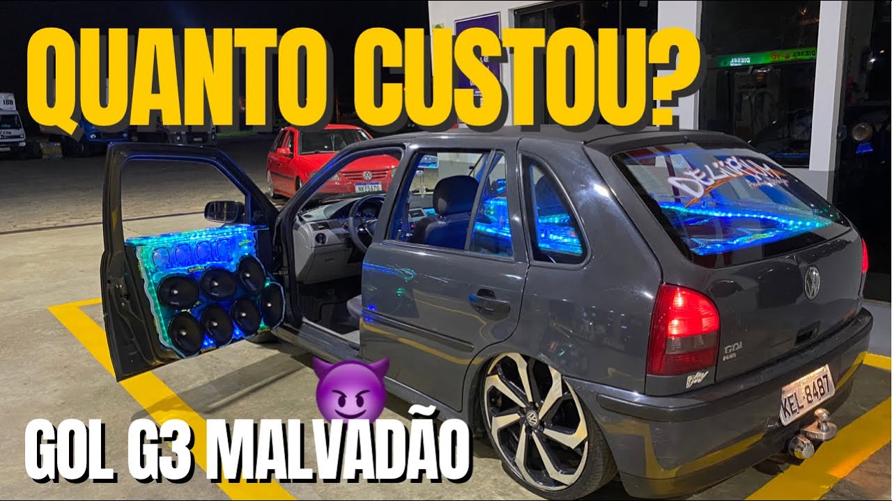 GOL G3 DOS SONHOS | SOM TRIO GOIANO | SUSPENSÃO AR | ARO 18 | E TEM NOME DE MALVADÃO