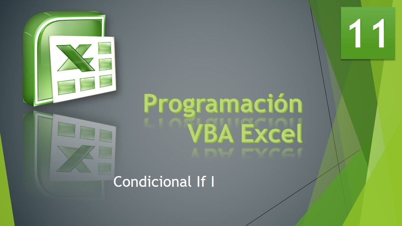 Curso VBA Excel  Condicional If I  Vídeo 11