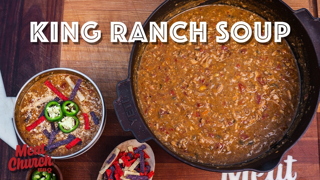 We Made King Ranch Soup....ON A YETI FIRE PIT (Did NOT Expect This 😳)
