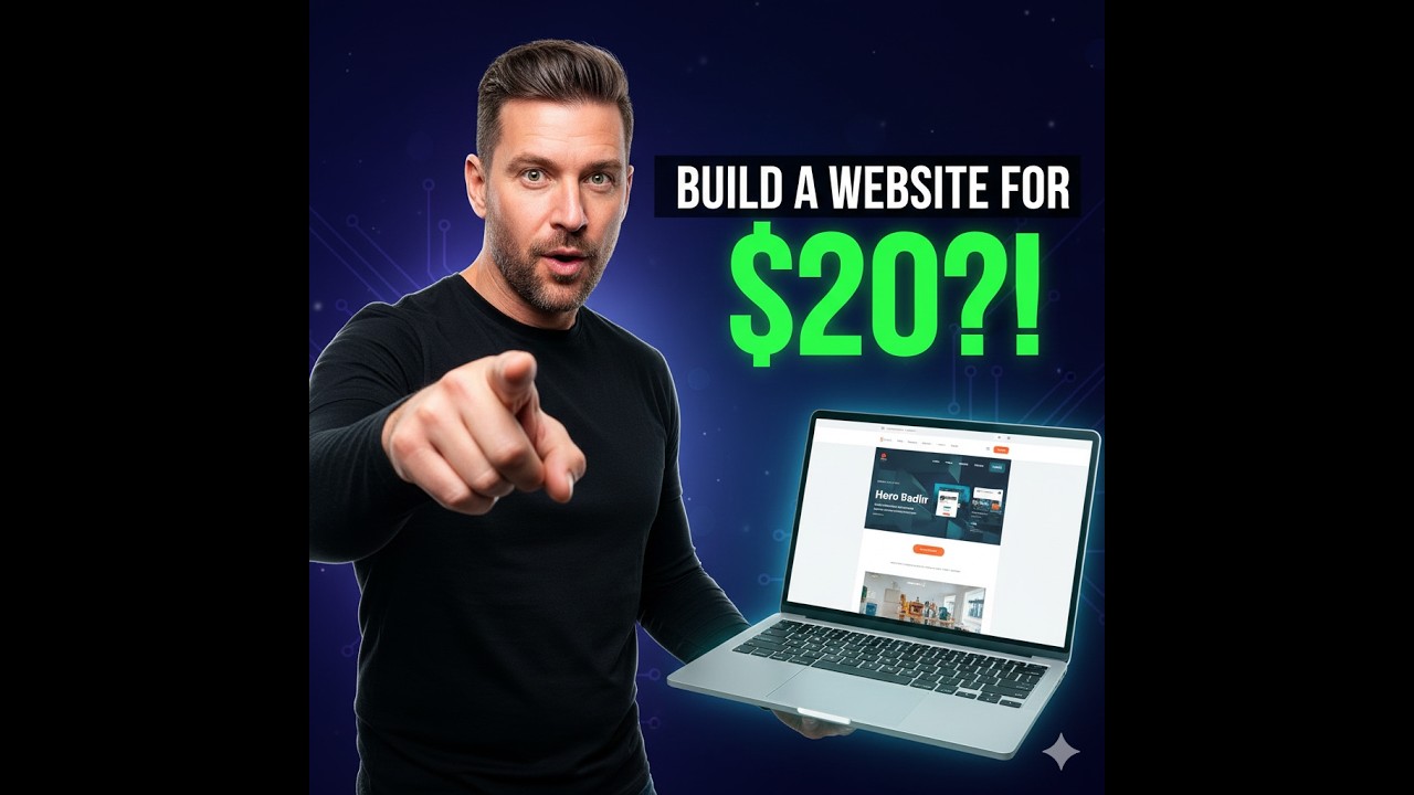 No Coding. Just Prompts. Build a Website for $20 with AI