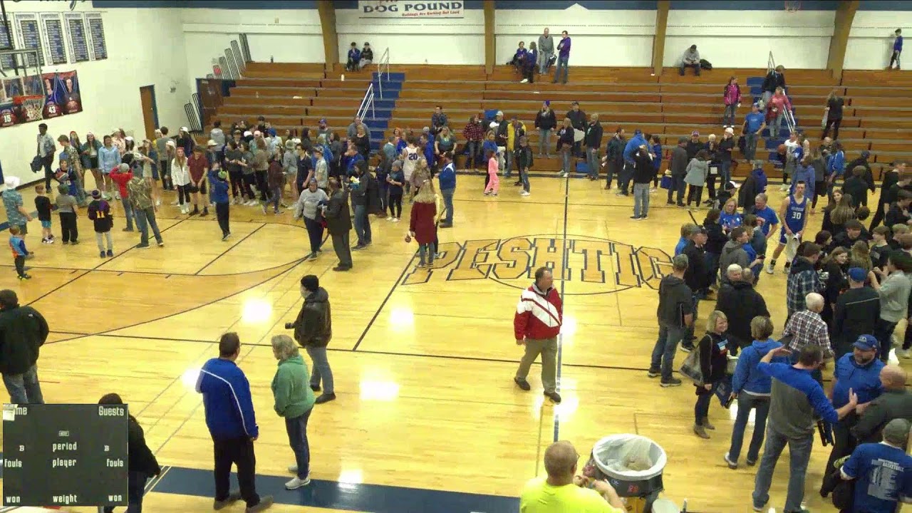 Peshtigo vs. Wrightstown Varsity Mens' Basketball