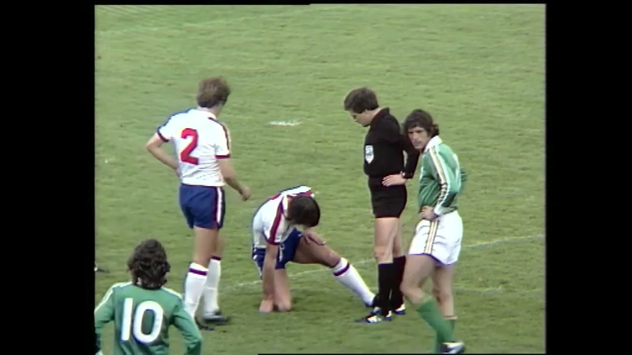 Ireland Vs England Football, Lansdowne Road, Dublin City, Ireland 1978