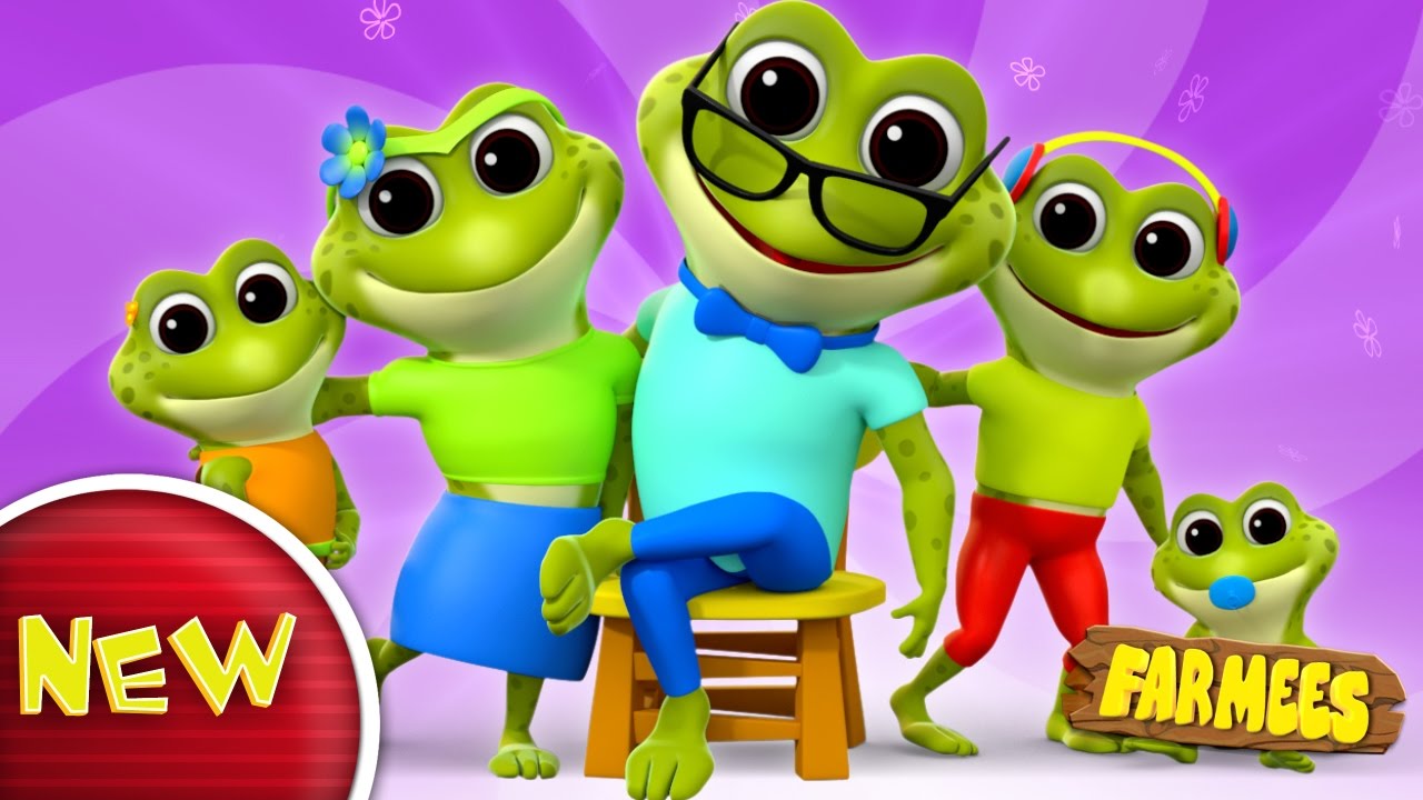 Frog Finger Family | Nursery Rhymes | Kids Songs | Baby Rhymes by Farmees